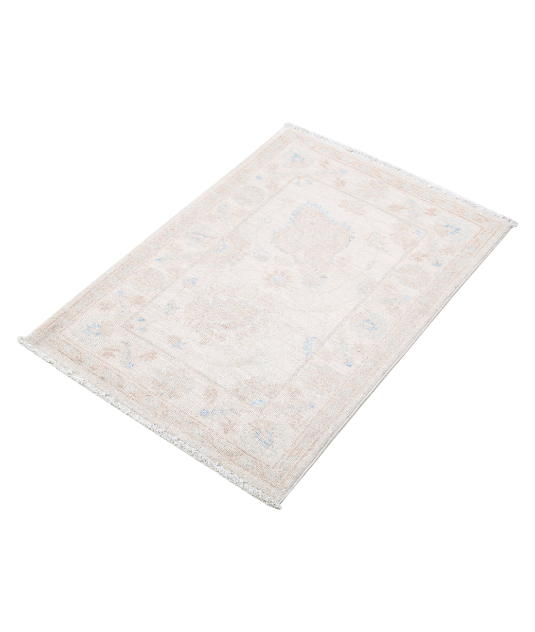 Hand Knotted Serenity Wool Rug - 2'1'' x 2'11'' 2'1'' x 2'11'' (63 X 88) / Ivory / Ivory