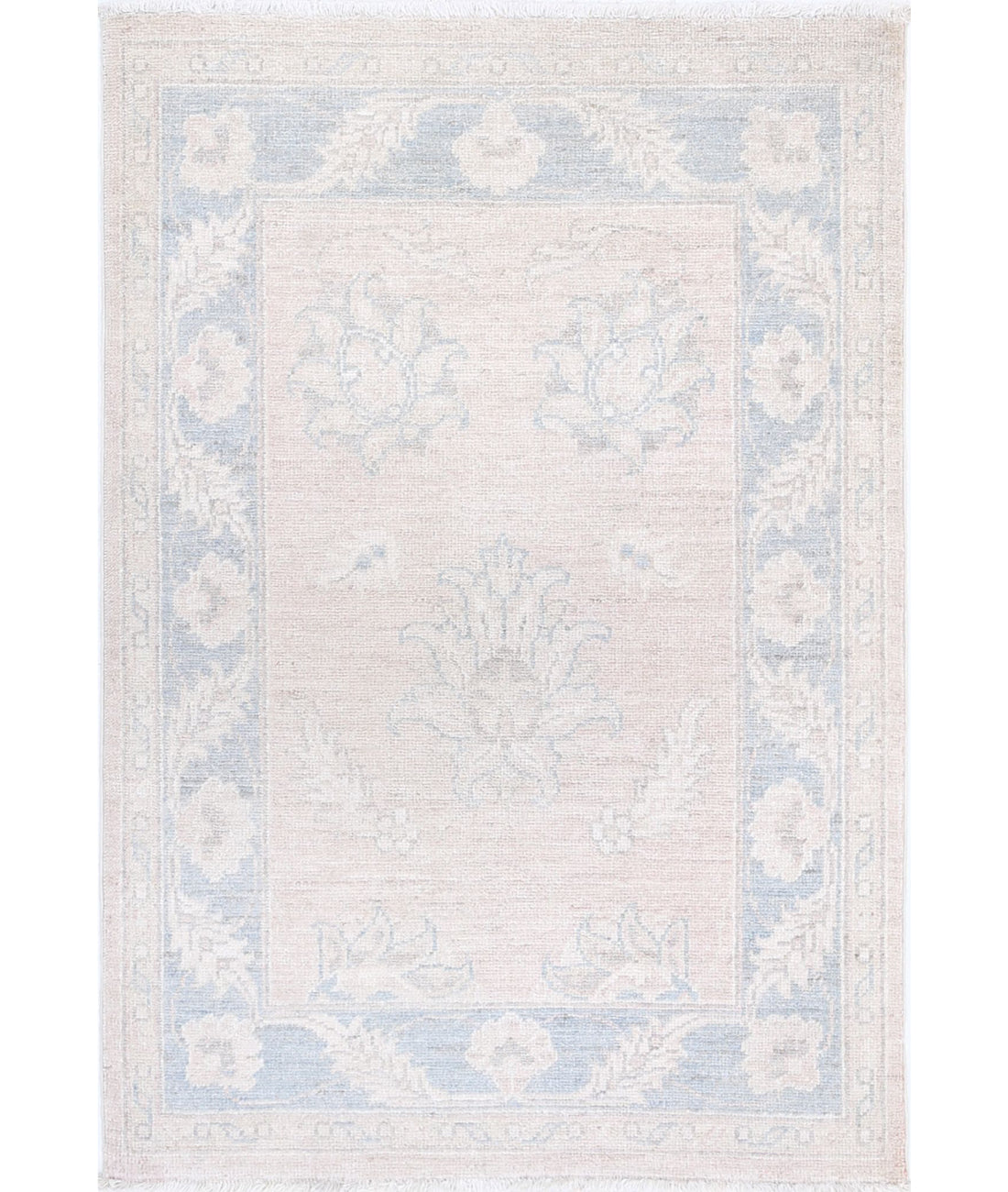 Hand Knotted Serenity Wool Rug - 2&#39;2&#39;&#39; x 3&#39;2&#39;&#39; 2&#39;2&#39;&#39; x 3&#39;2&#39;&#39; (65 X 95) / Brown / Grey