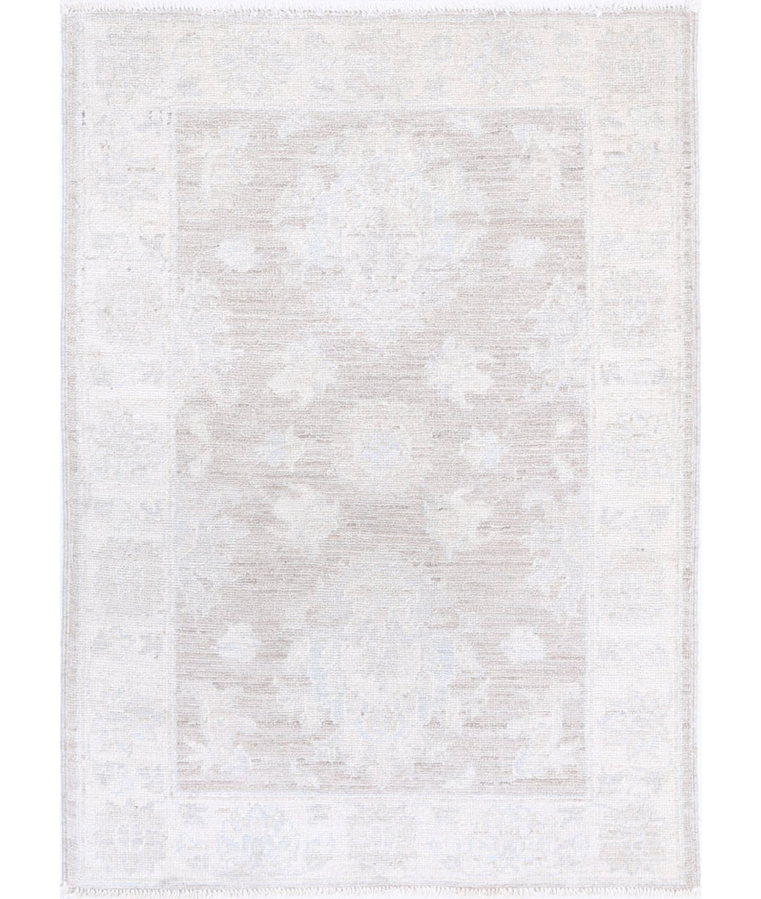 Hand Knotted Serenity Wool Rug - 2&#39;1&#39;&#39; x 3&#39;0&#39;&#39; 2&#39;1&#39;&#39; x 3&#39;0&#39;&#39; (63 X 90) / Brown / Ivory