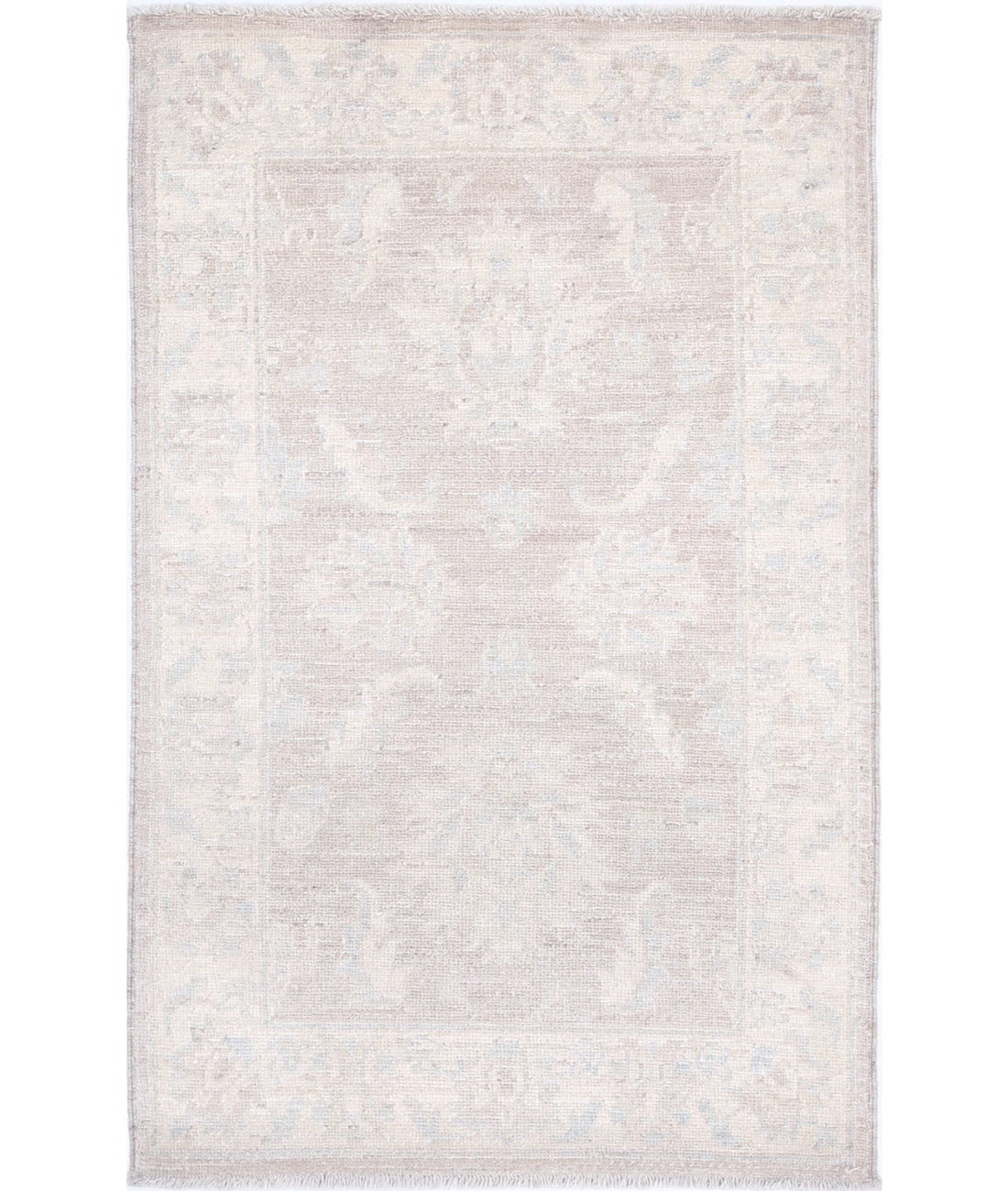 Hand Knotted Serenity Wool Rug - 2'0'' x 3'3'' 2'0'' x 3'3'' (60 X 98) / Brown / Ivory