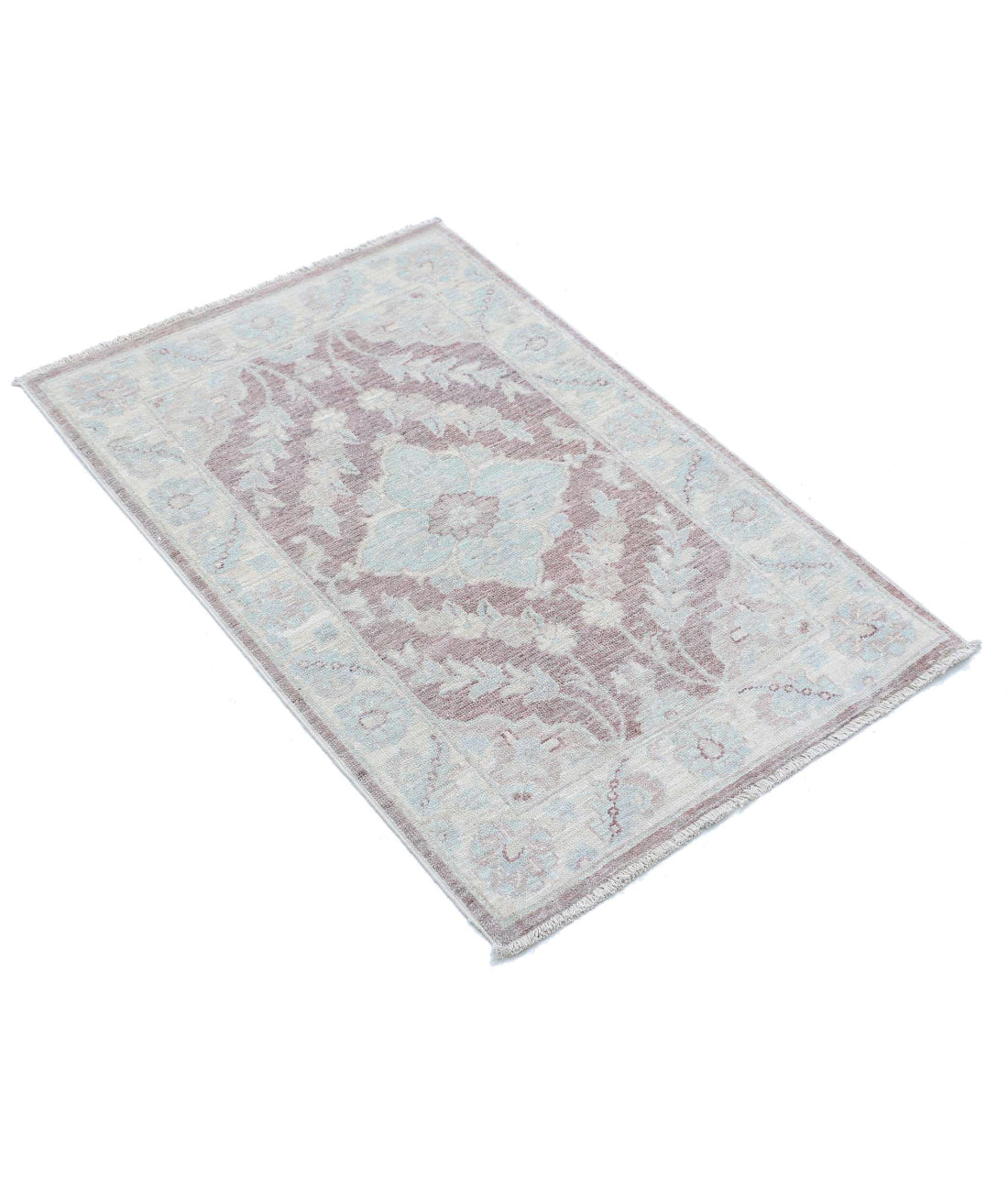 Hand Knotted Serenity Wool Rug - 2'1'' x 3'2'' 2'1'' x 3'2'' (63 X 95) / Brown / Ivory