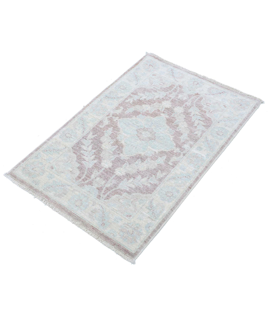 Hand Knotted Serenity Wool Rug - 2'1'' x 3'2'' 2'1'' x 3'2'' (63 X 95) / Brown / Ivory