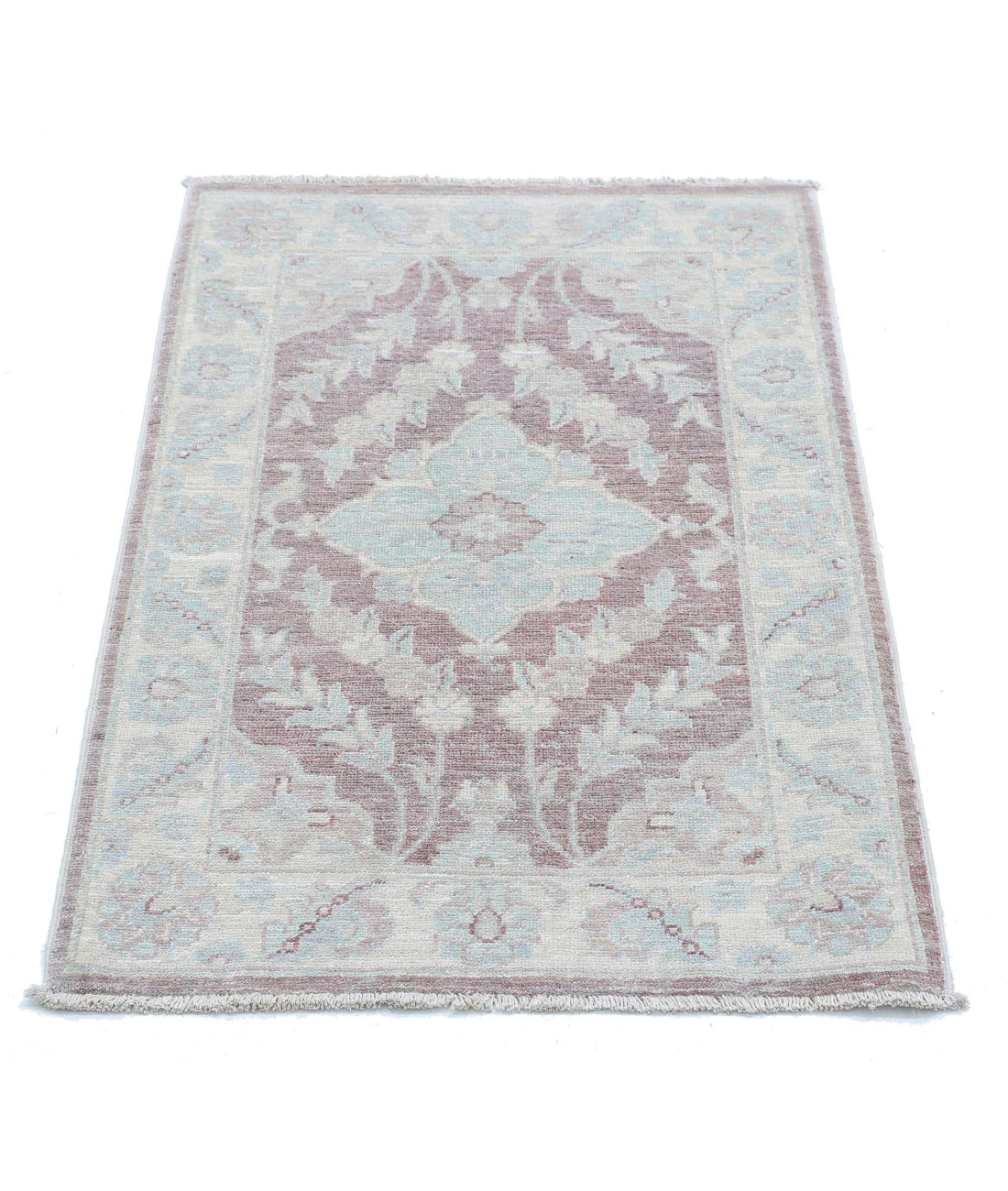 Hand Knotted Serenity Wool Rug - 2'1'' x 3'2'' 2'1'' x 3'2'' (63 X 95) / Brown / Ivory