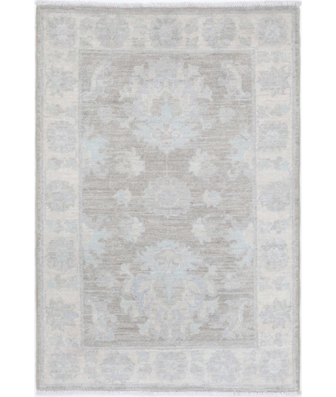 Hand Knotted Serenity Wool Rug - 2'2'' x 3'2'' 2'2'' x 3'2'' (65 X 95) / Brown / Ivory
