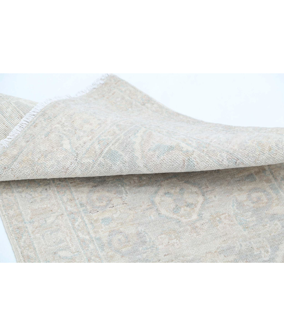 Hand Knotted Serenity Wool Rug - 2'0'' x 3'1'' 2'0'' x 3'1'' (60 X 93) / Grey / Ivory