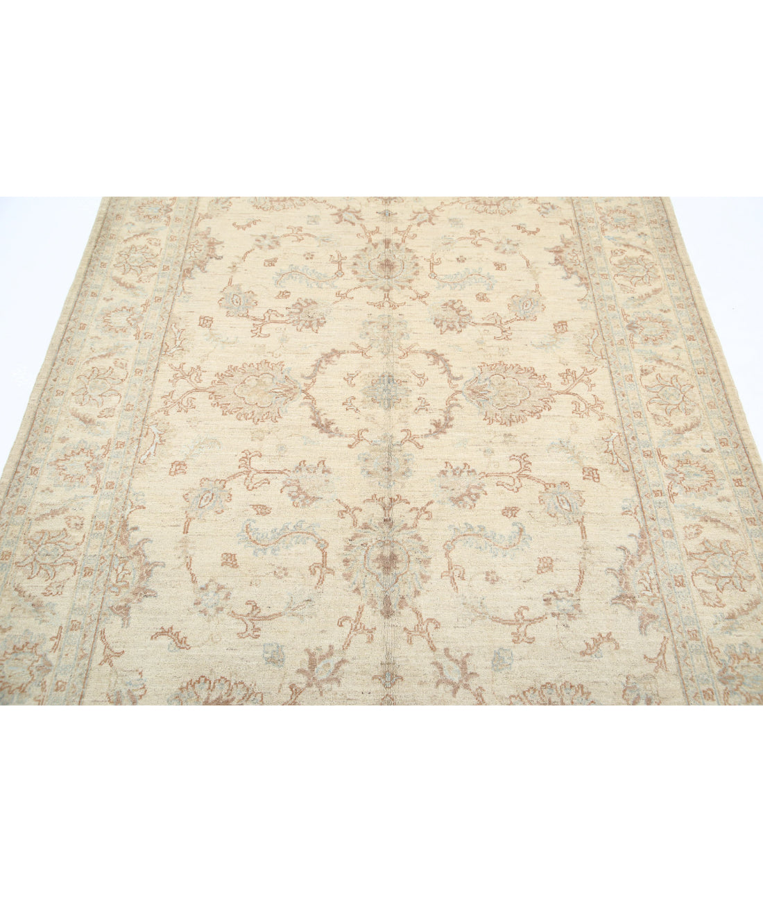 Hand Knotted Serenity Wool Rug - 5'5'' x 7'6'' 5'5'' x 7'6'' (163 X 225) / Ivory / Ivory