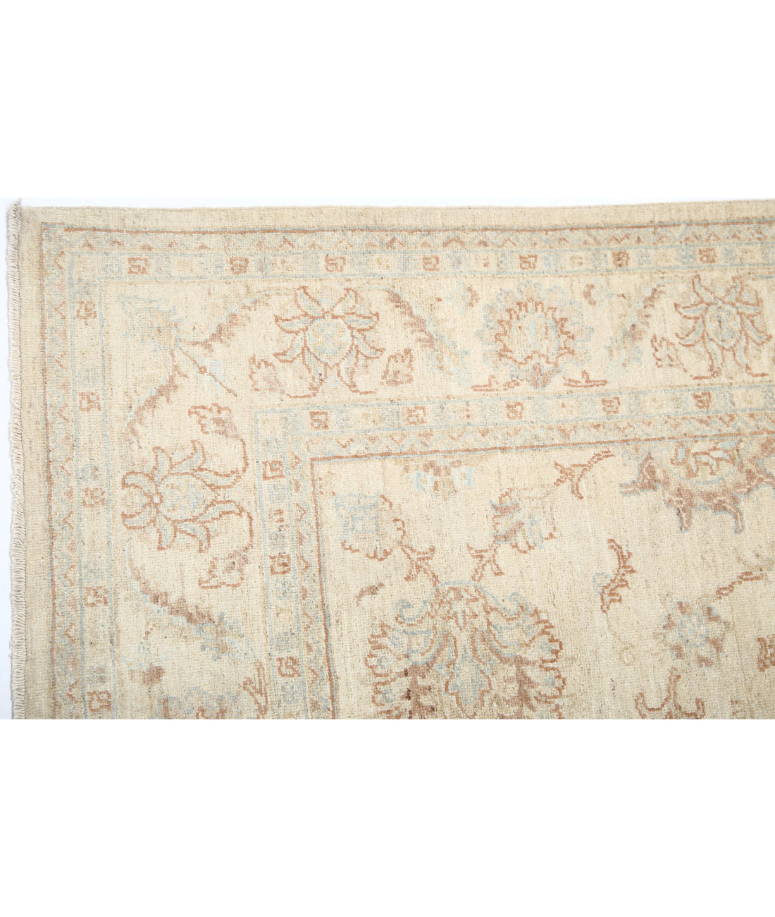 Hand Knotted Serenity Wool Rug - 5'5'' x 7'6'' 5'5'' x 7'6'' (163 X 225) / Ivory / Ivory