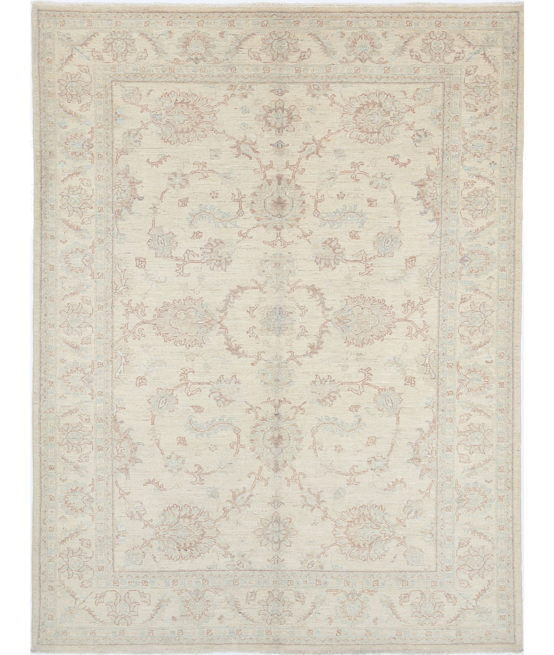 Hand Knotted Serenity Wool Rug - 5'5'' x 7'6''