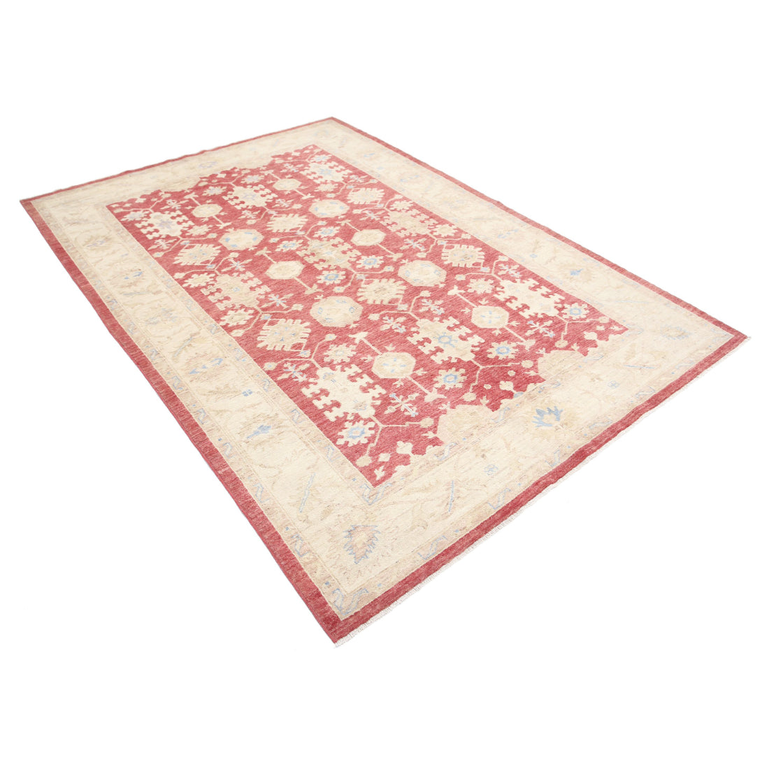 Alfombra de lana Serenity anudada a mano - 5'7'' x 8'0''