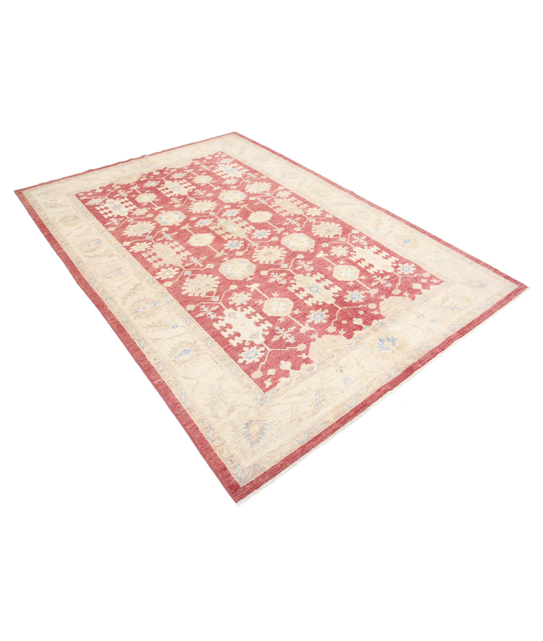 Alfombra de lana Serenity anudada a mano - 5'7'' x 8'0''
