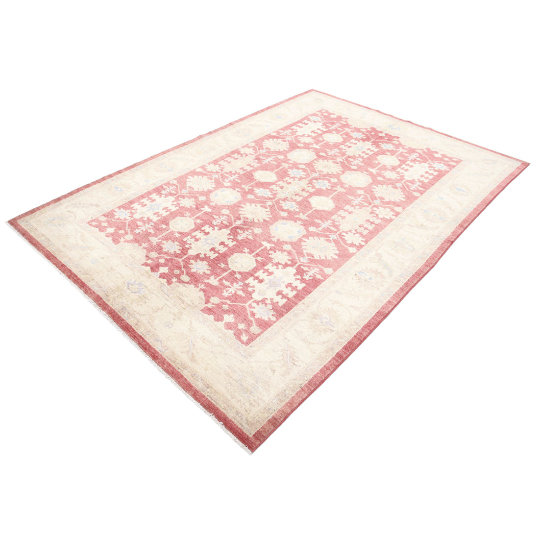 Alfombra de lana Serenity anudada a mano - 5'7'' x 8'0''