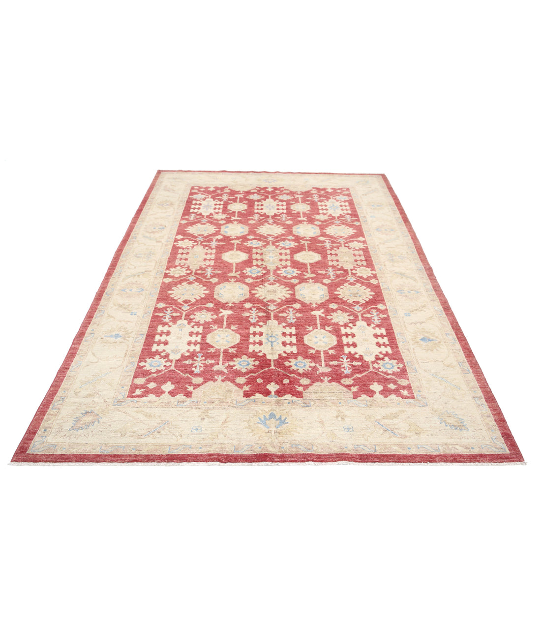 Alfombra de lana Serenity anudada a mano - 5'7'' x 8'0''