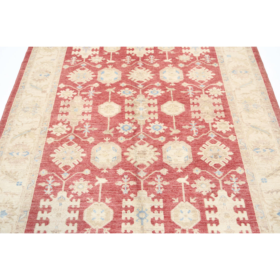 Alfombra de lana Serenity anudada a mano - 5'7'' x 8'0''