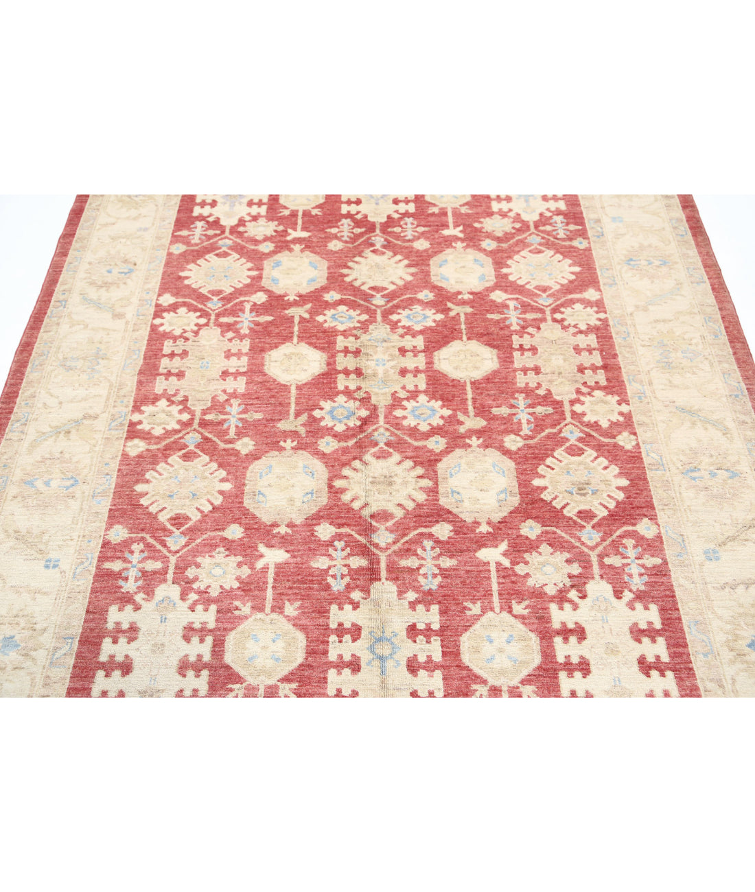 Alfombra de lana Serenity anudada a mano - 5'7'' x 8'0''