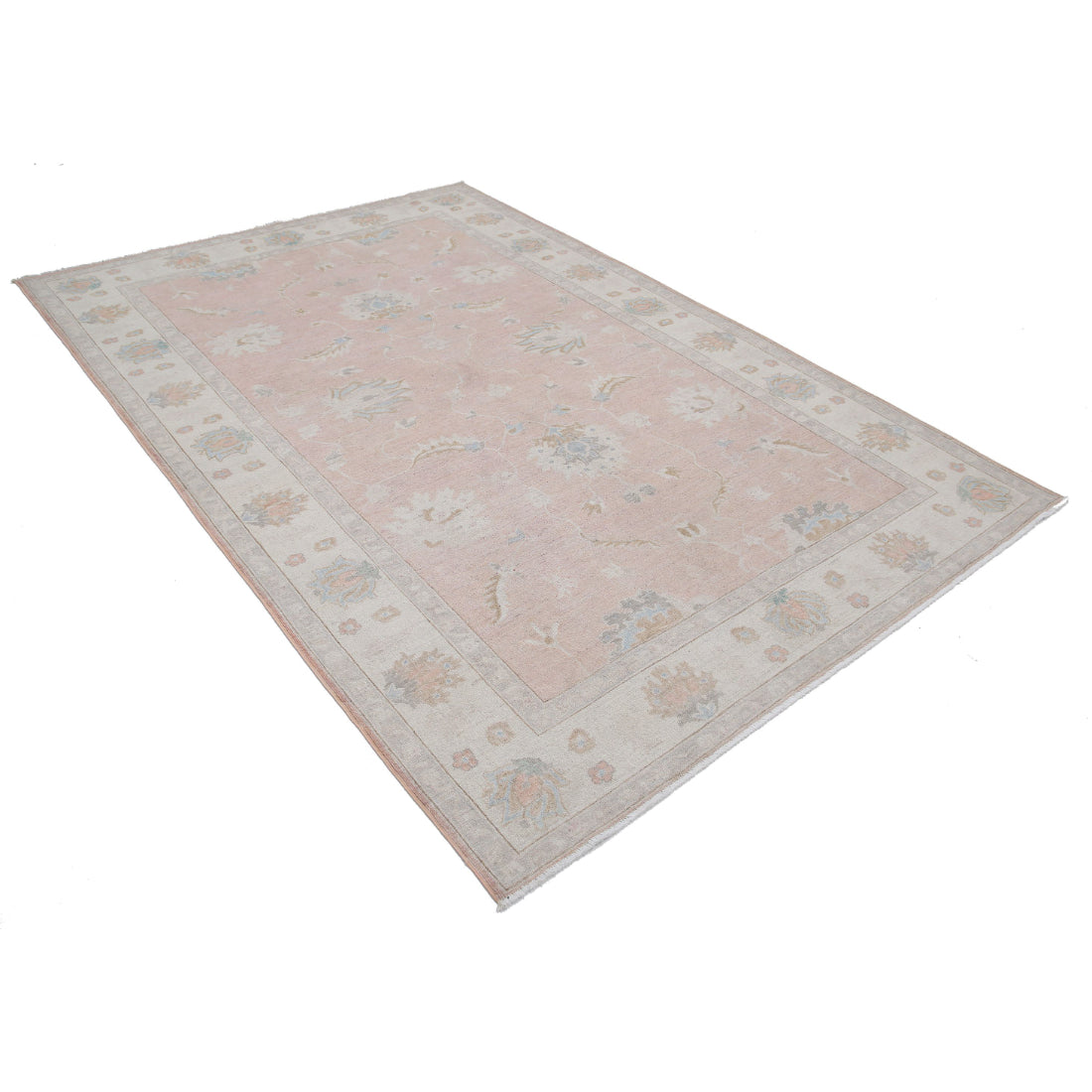 Hand Knotted Serenity Wool Rug - 5'11'' x 8'11''