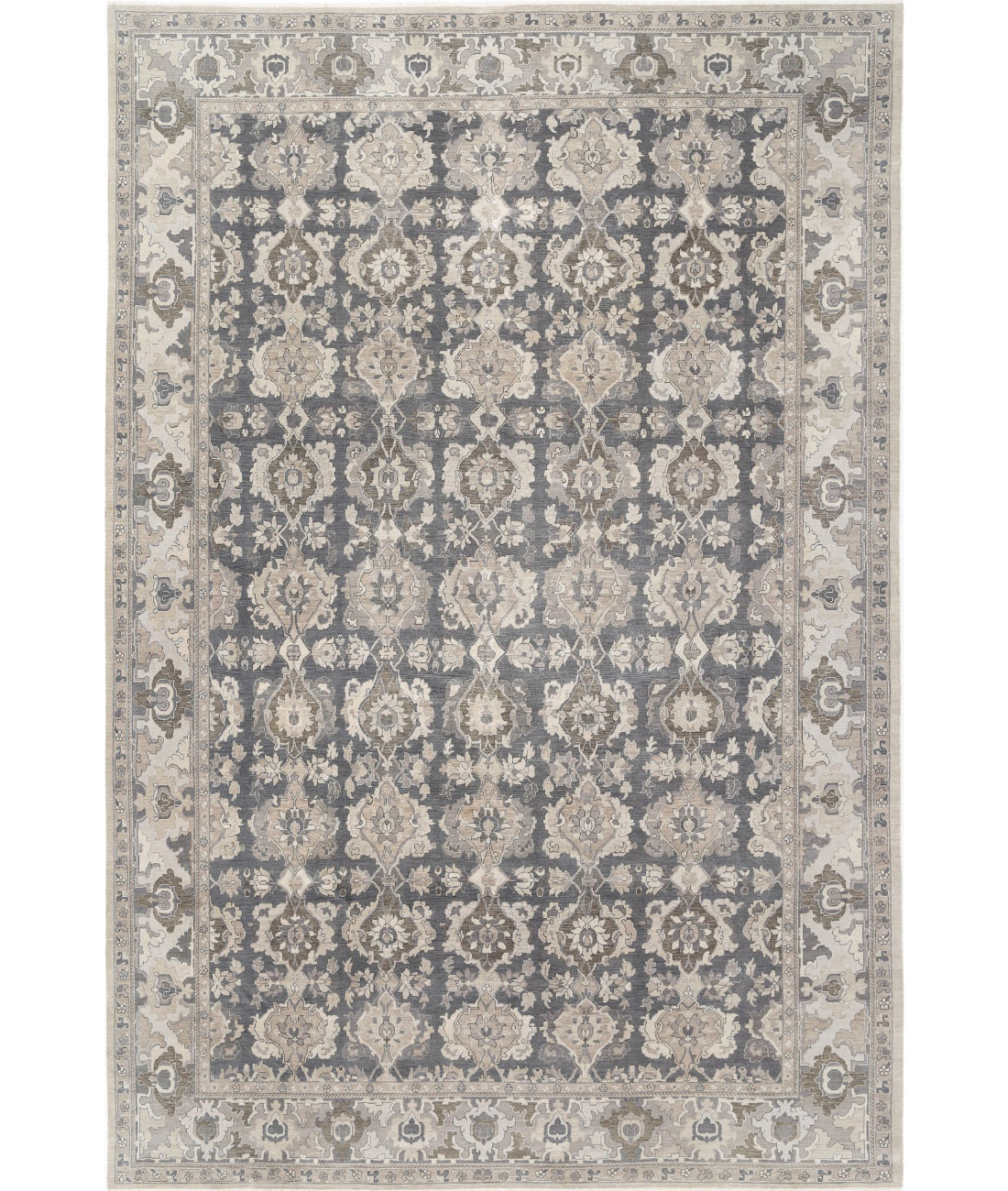 Hand Knotted Serenity Wool Rug - 11'9'' x 17'6''