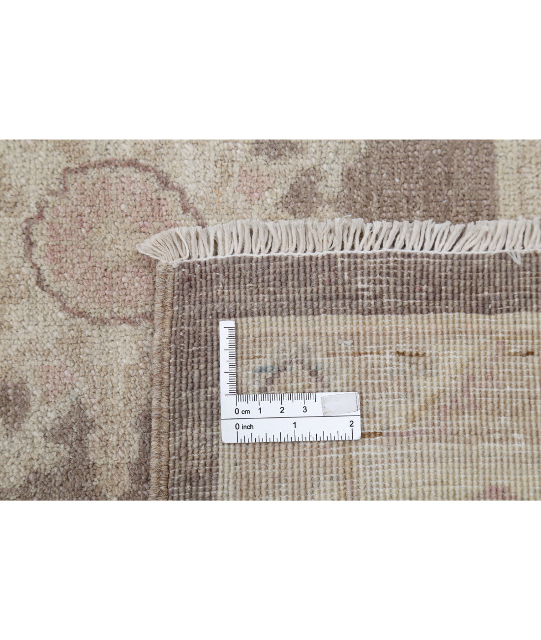 Hand Knotted Serenity Wool Rug - 6'3'' x 9'3'' 6'3'' x 9'3'' (188 X 278) / Brown / Ivory