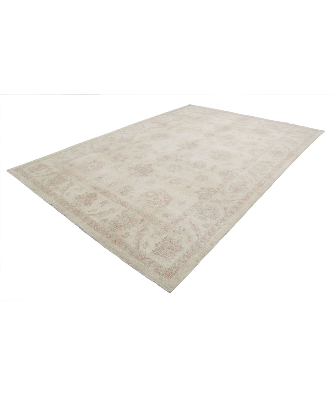 Hand Knotted Serenity Wool Rug - 9'0'' x 12'3'' 9'0'' x 12'3'' (270 X 368) / Ivory / Red