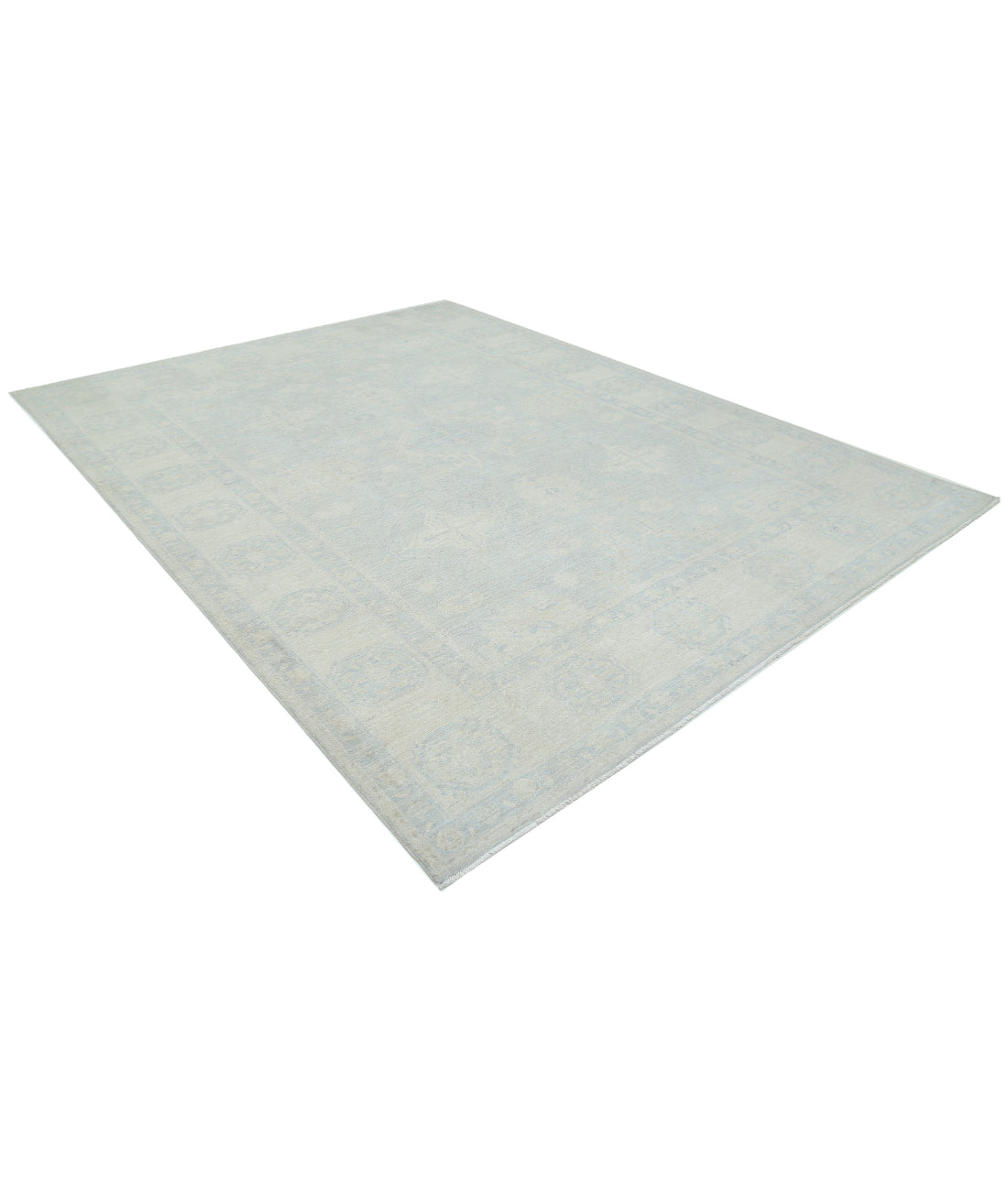 Hand Knotted Serenity Wool Rug - 8'9'' x 11'6'' 8'9'' x 11'6'' (263 X 345) / Grey / Ivory