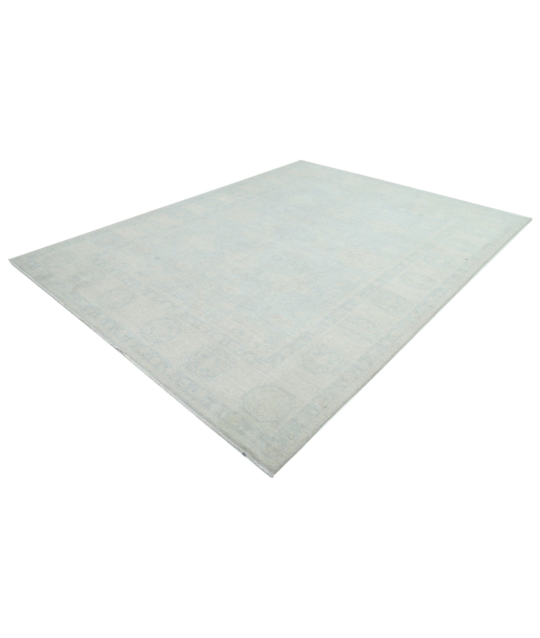Hand Knotted Serenity Wool Rug - 8'9'' x 11'6'' 8'9'' x 11'6'' (263 X 345) / Grey / Ivory