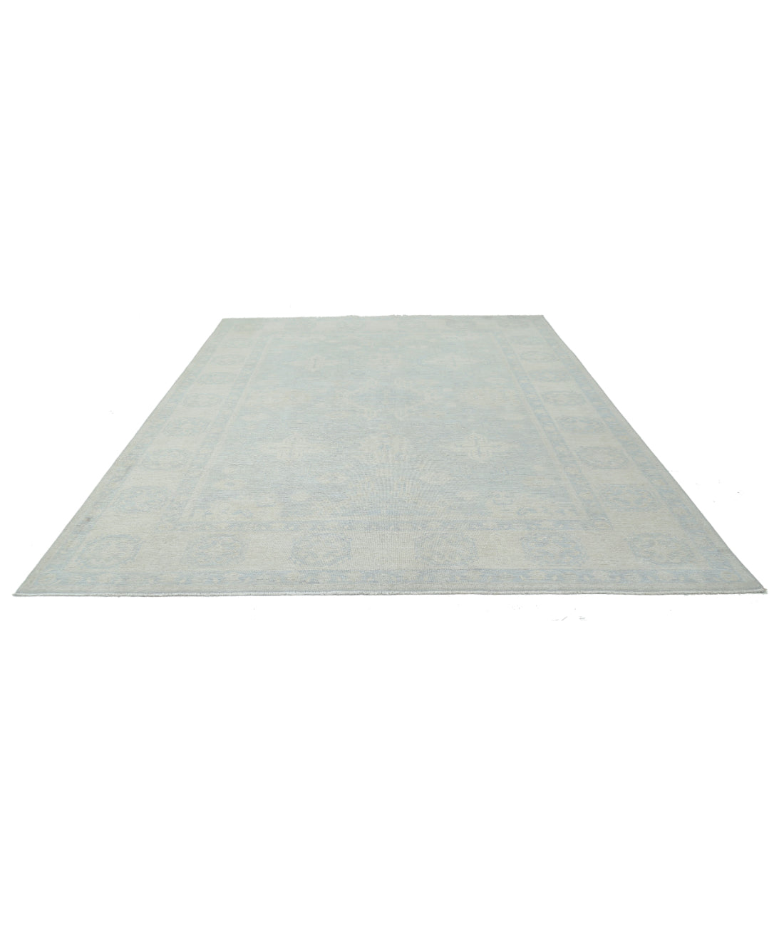 Hand Knotted Serenity Wool Rug - 8'9'' x 11'6'' 8'9'' x 11'6'' (263 X 345) / Grey / Ivory