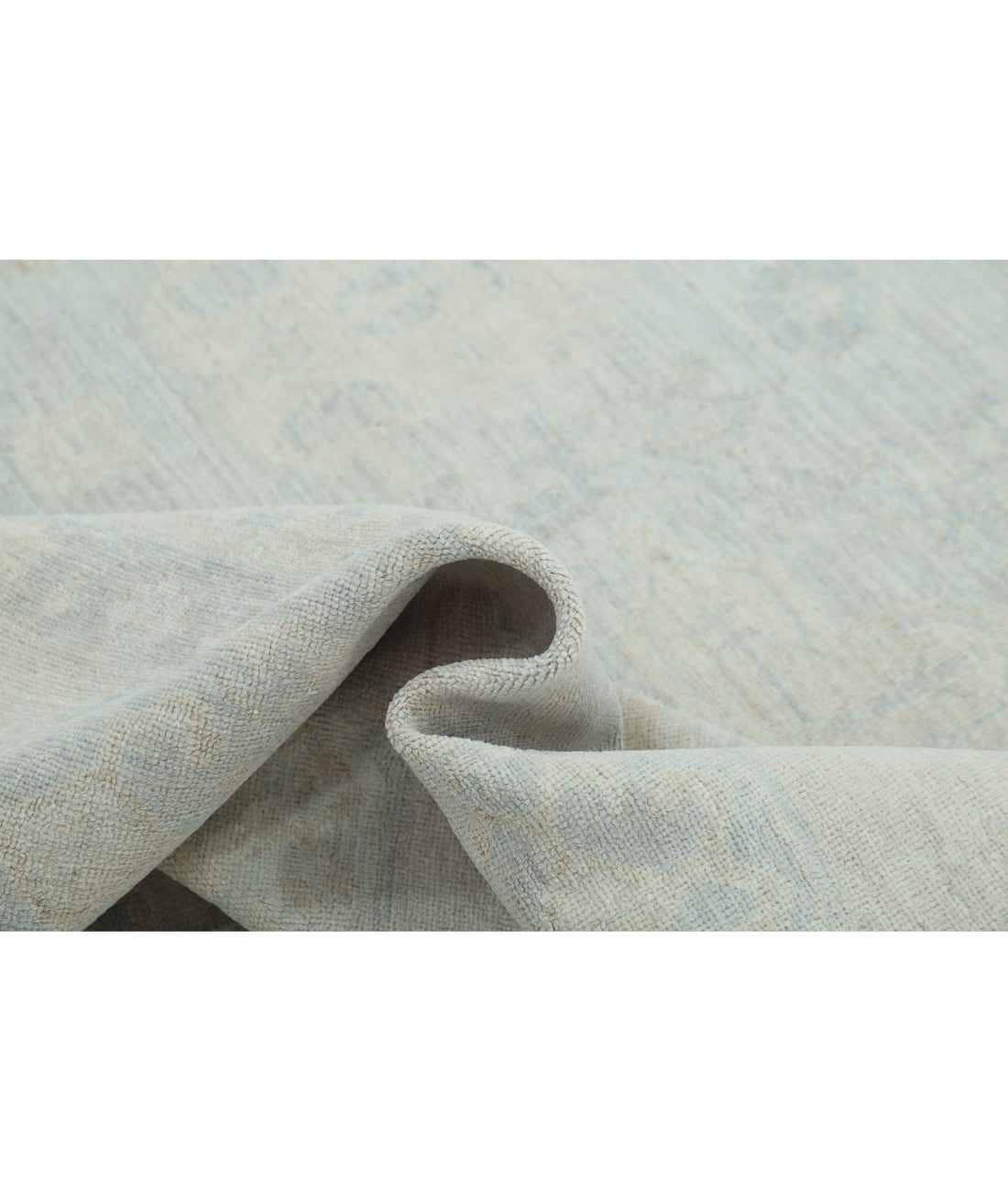 Hand Knotted Serenity Wool Rug - 8'9'' x 11'6'' 8'9'' x 11'6'' (263 X 345) / Grey / Ivory