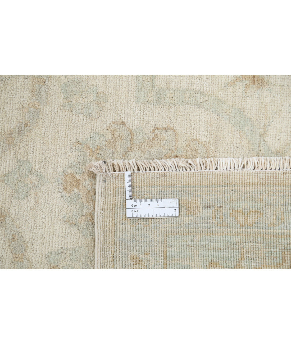 Hand Knotted Serenity Wool Rug - 6'0'' x 8'7'' 6'0'' x 8'7'' (180 X 258) / Ivory / Green