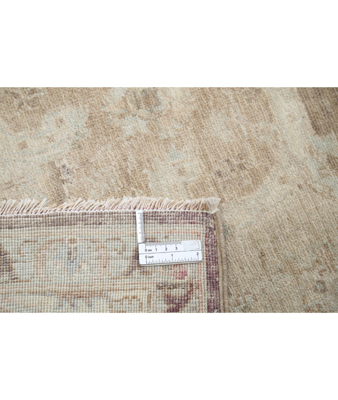 Hand Knotted Serenity Wool Rug - 6'7'' x 10'4'' 6'7'' x 10'4'' (198 X 310) / Brown / Ivory