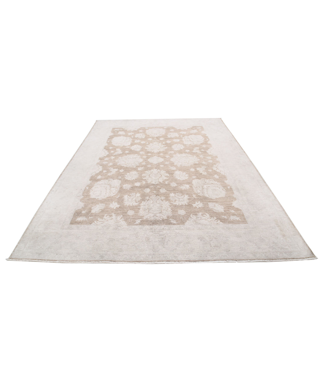 Hand Knotted Serenity Wool Rug - 7'11'' x 10'6'' 7'11'' x 10'6'' (238 X 315) / Taupe / Ivory