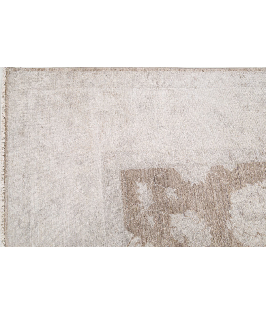 Hand Knotted Serenity Wool Rug - 7'11'' x 10'6'' 7'11'' x 10'6'' (238 X 315) / Taupe / Ivory