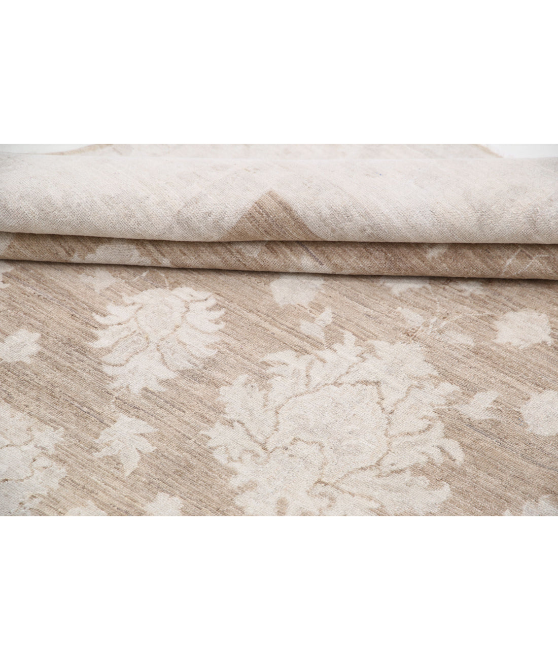 Hand Knotted Serenity Wool Rug - 7'11'' x 10'6'' 7'11'' x 10'6'' (238 X 315) / Taupe / Ivory