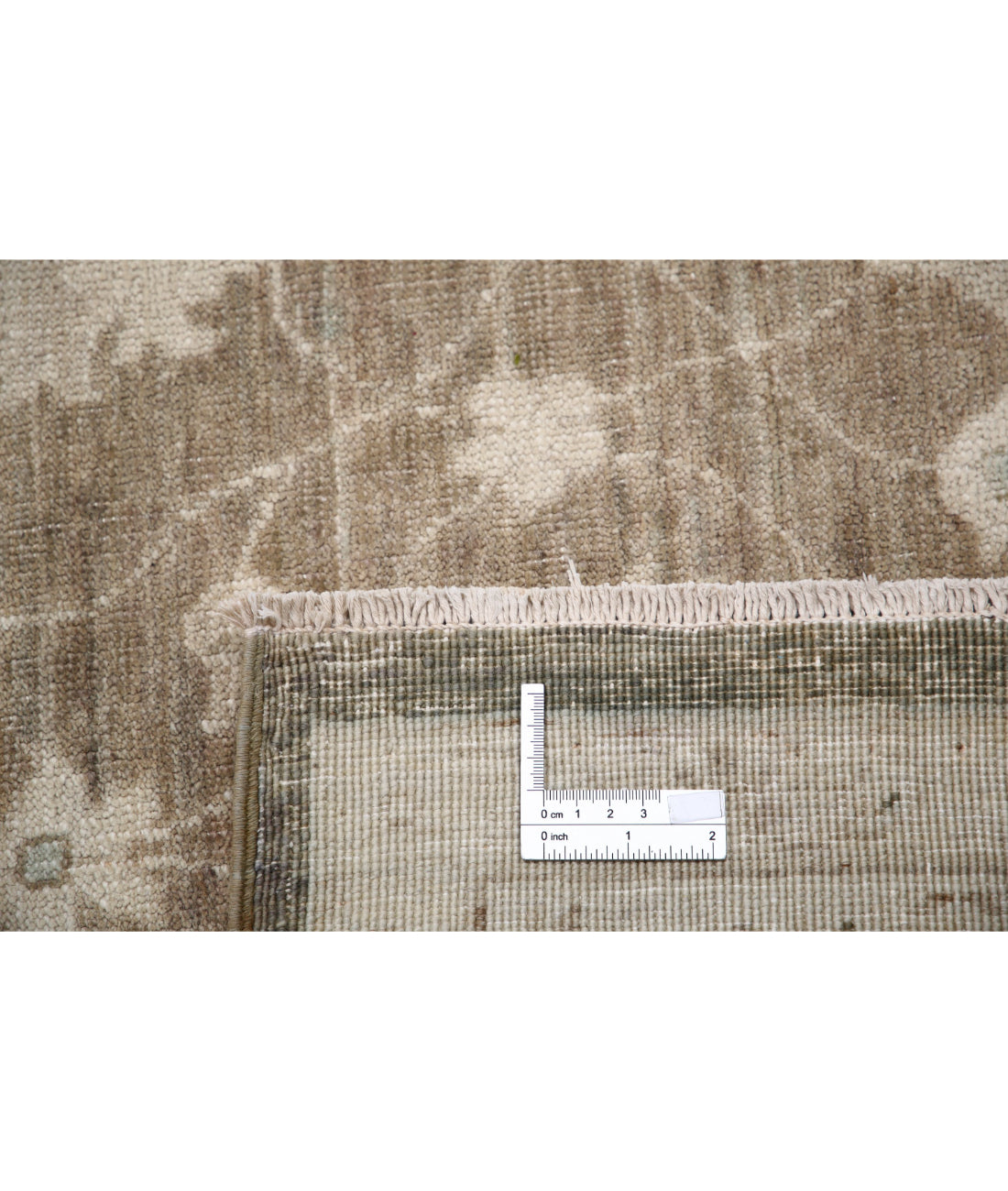 Hand Knotted Serenity Wool Rug - 9'7'' x 9'7'' 9'7'' x 9'7'' (288 X 288) / Taupe / Ivory