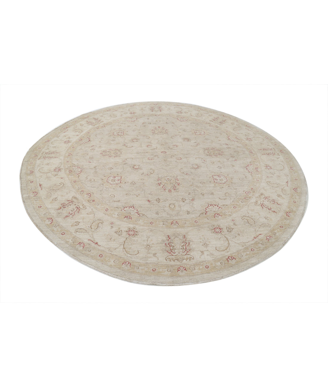 Hand Knotted Serenity Wool Rug - 8'6'' x 8'10'' 8'6'' x 8'10'' (255 X 265) / Grey / Ivory