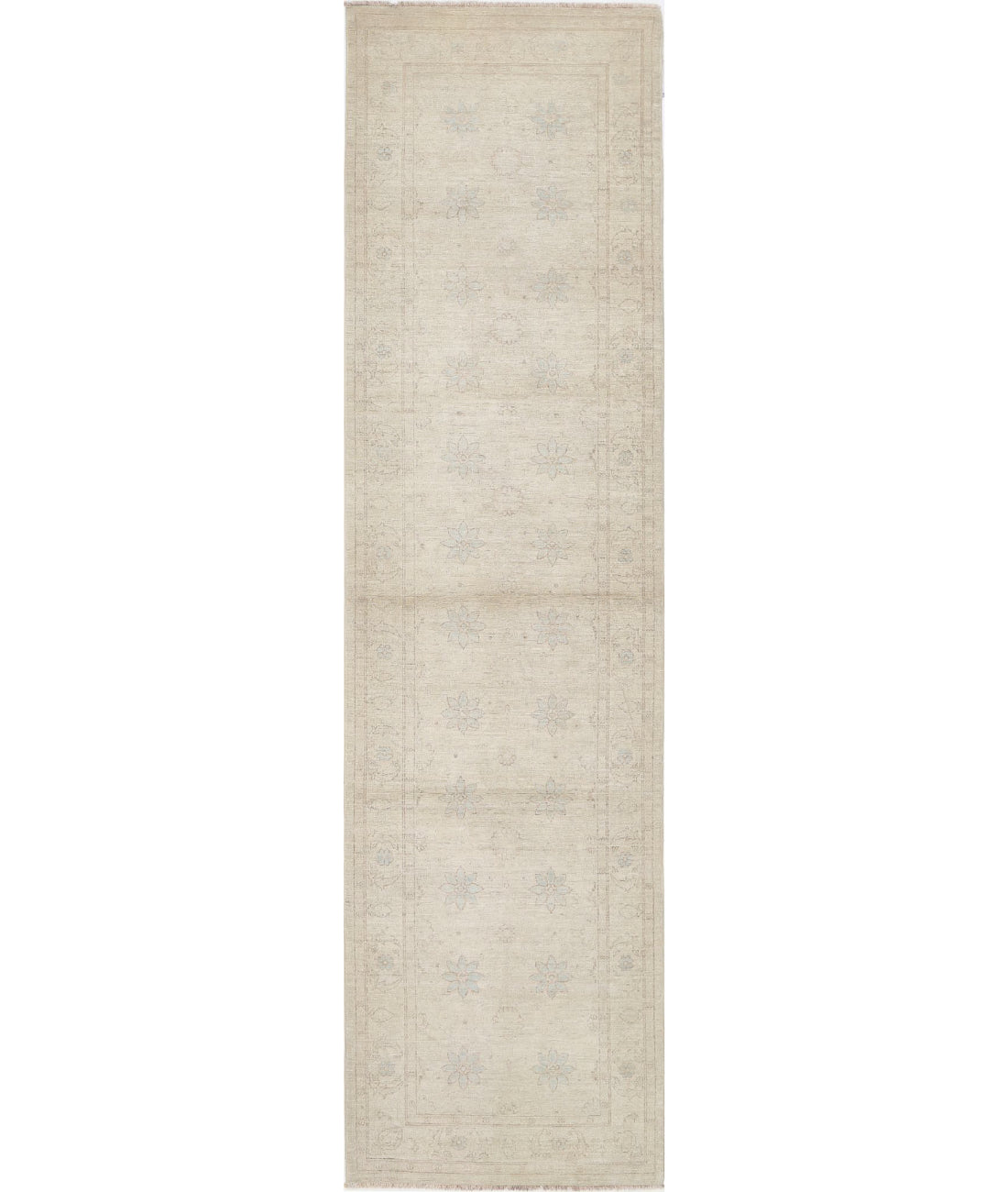 Hand Knotted Serenity Wool Rug - 2'9'' x 10'8'' 2'9'' x 10'8'' (83 X 320) / Ivory / Ivory