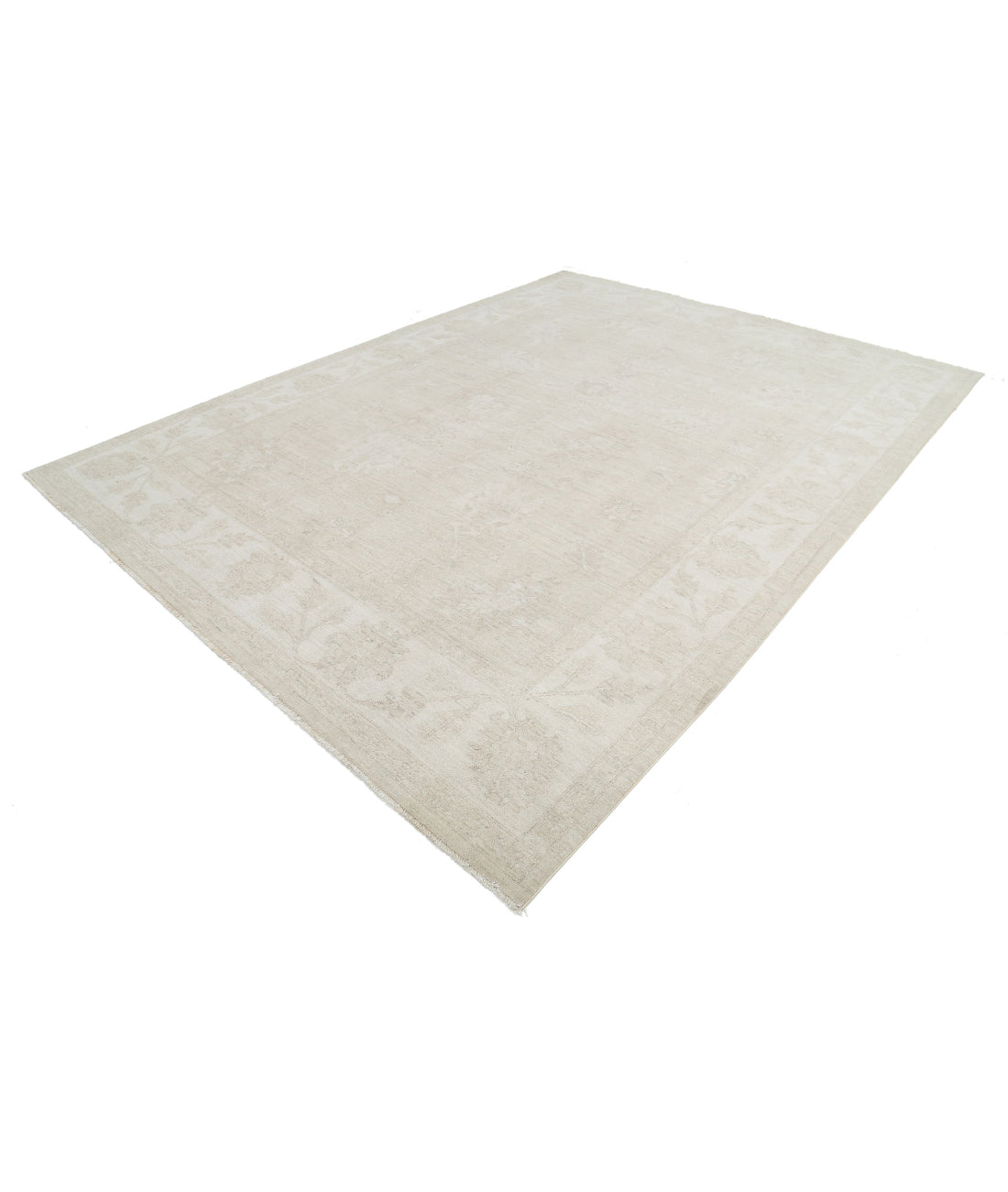 Hand Knotted Serenity Wool Rug - 9'0'' x 12'0'' 9'0'' x 12'0'' (270 X 360) / Taupe / Ivory