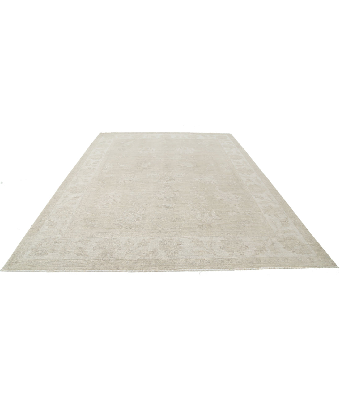 Hand Knotted Serenity Wool Rug - 9'0'' x 12'0'' 9'0'' x 12'0'' (270 X 360) / Taupe / Ivory