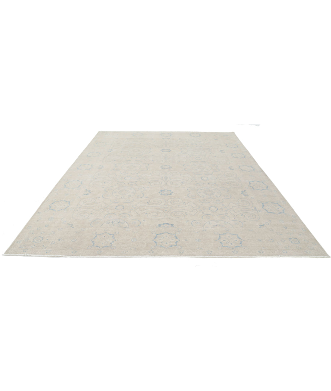 Hand Knotted Serenity Wool Rug - 8'10'' x 11'7'' 8'10'' x 11'7'' (265 X 348) / Ivory / Taupe