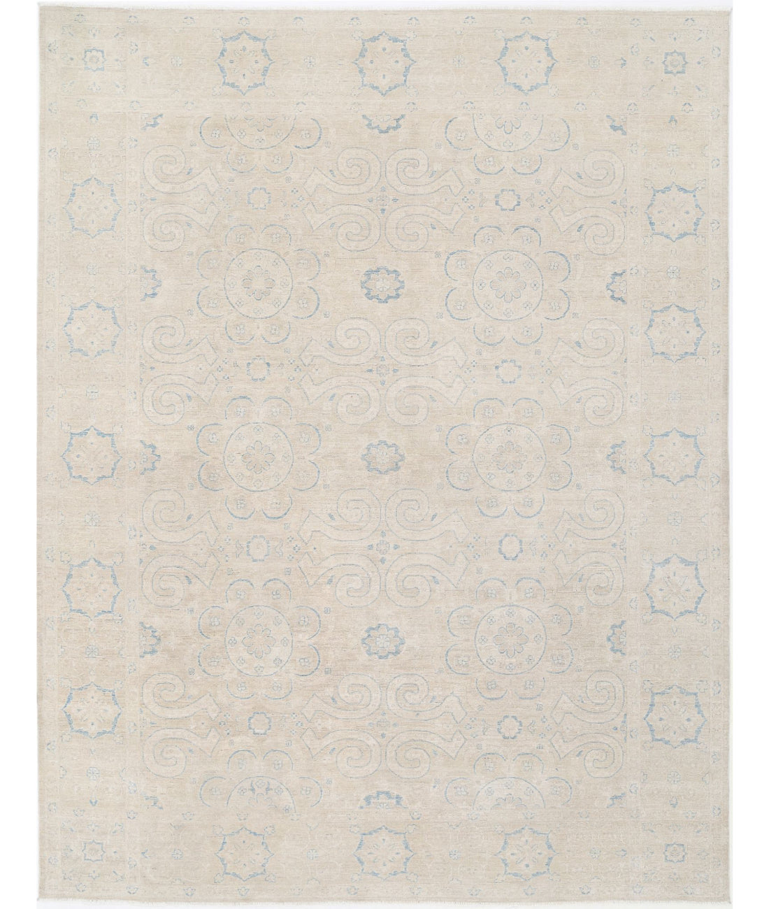 Hand Knotted Serenity Wool Rug - 8'10'' x 11'7''