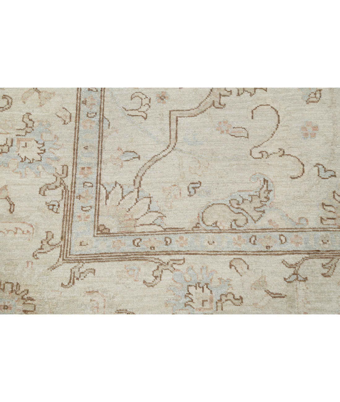 Hand Knotted Serenity Wool Rug - 6'0'' x 8'11'' 6'0'' x 8'11'' (180 X 268) / Ivory / Silver