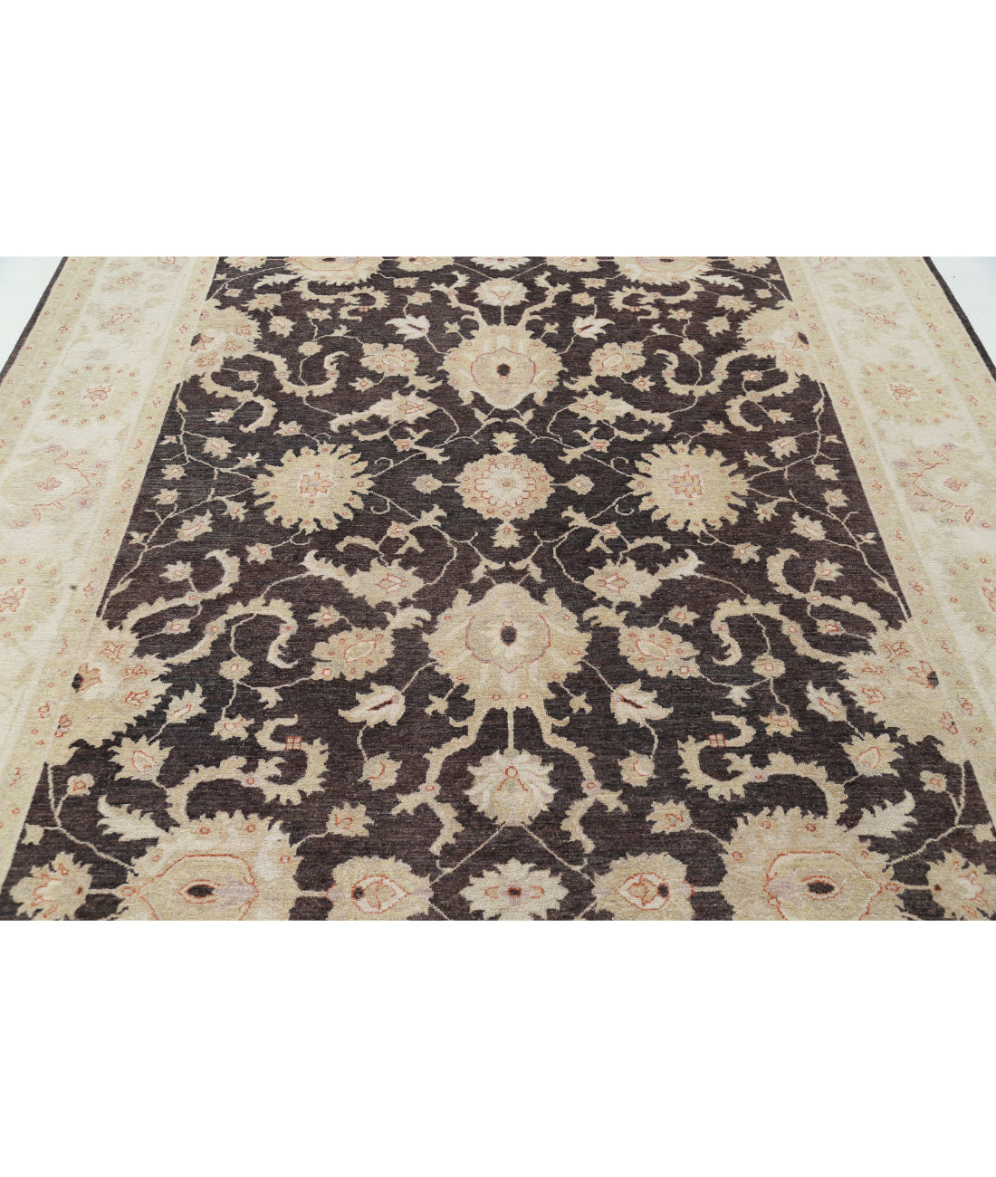 Hand Knotted Serenity Wool Rug - 7'11'' x 9'7'' 7'11'' x 9'7'' (238 X 288) / Black / Ivory