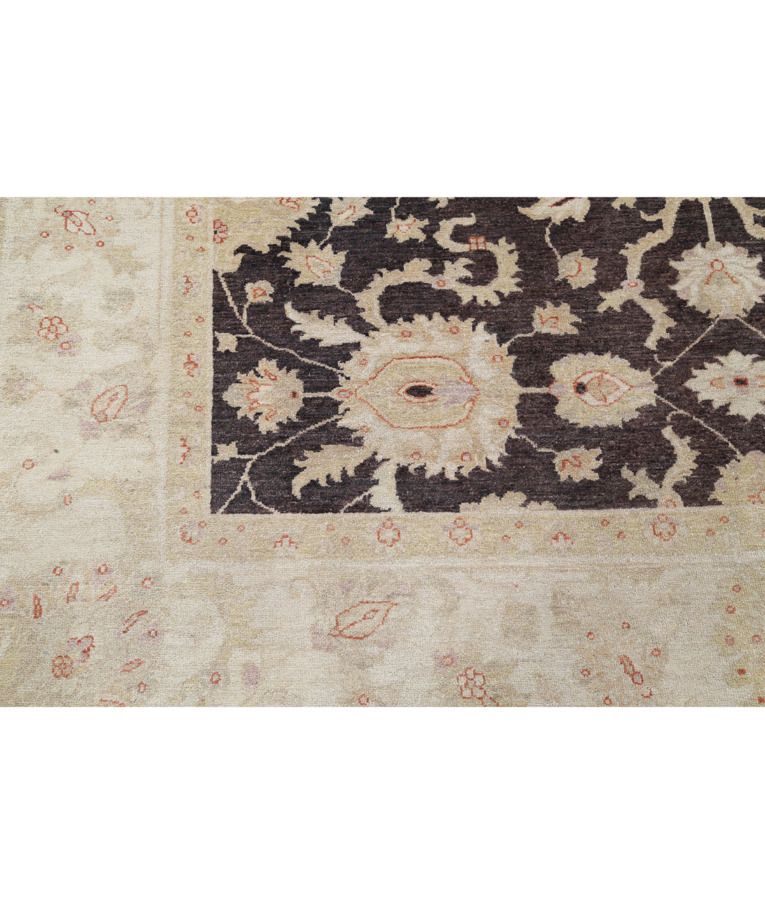 Hand Knotted Serenity Wool Rug - 7'11'' x 9'7'' 7'11'' x 9'7'' (238 X 288) / Black / Ivory