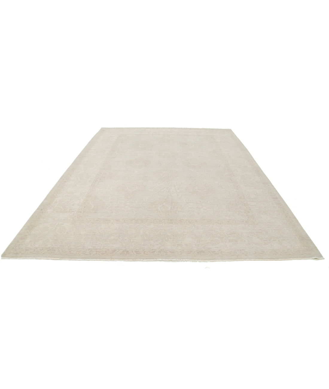 Hand Knotted Serenity Wool Rug - 9'1'' x 12'0'' 9'1'' x 12'0'' (273 X 360) / Grey / Ivory