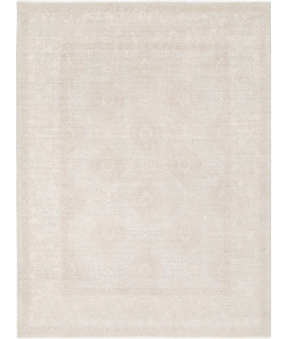 Hand Knotted Serenity Wool Rug - 9'1'' x 12'0''