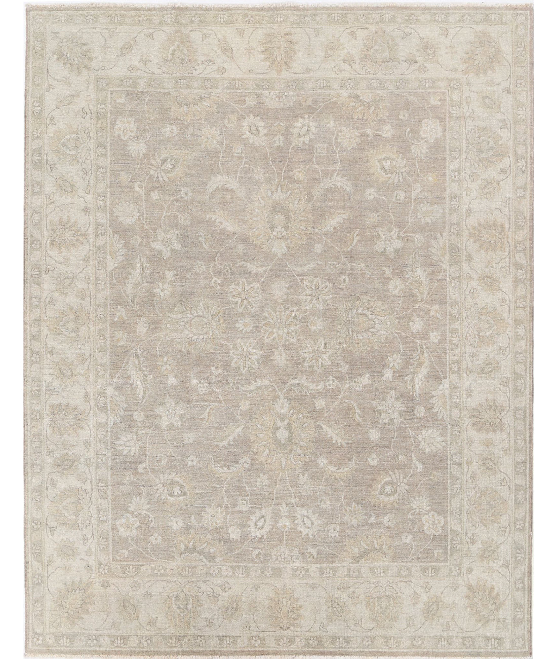 Hand Knotted Serenity Wool Rug - 6&#39;4&#39;&#39; x 8&#39;0&#39;&#39; 6&#39;4&#39;&#39; x 8&#39;0&#39;&#39; (190 X 240) / Taupe / Ivory