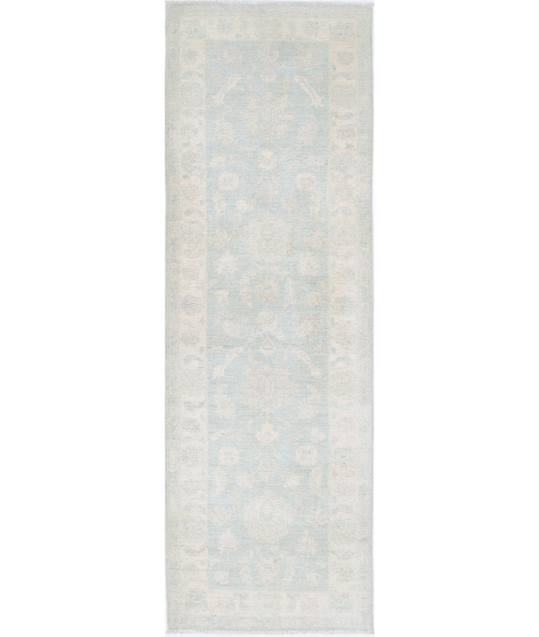Hand Knotted Serenity Wool Rug - 2&#39;7&#39;&#39; x 8&#39;0&#39;&#39; 2&#39;7&#39;&#39; x 8&#39;0&#39;&#39; (78 X 240) / Green / Ivory