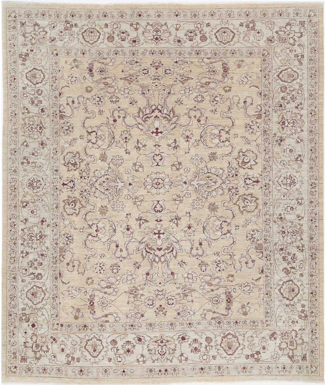 Hand Knotted Serenity Wool Rug - 7&#39;10&#39;&#39; x 9&#39;4&#39;&#39; 7&#39;10&#39;&#39; x 9&#39;4&#39;&#39; (235 X 280) / Beige / Ivory