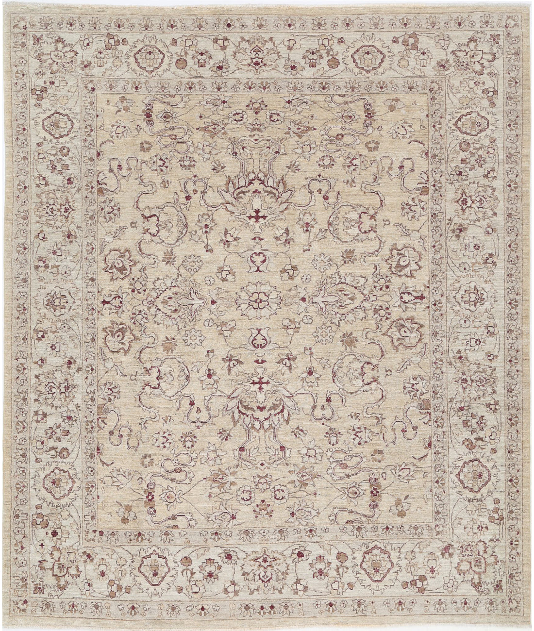 Hand Knotted Serenity Wool Rug - 7'10'' x 9'4''