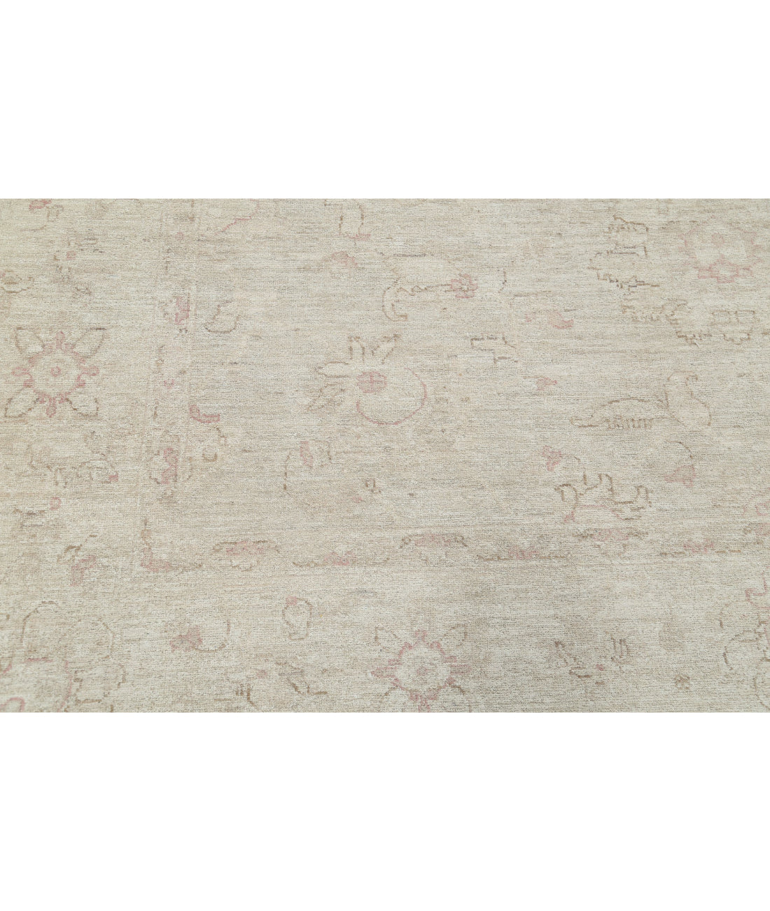 Hand Knotted Serenity Wool Rug - 8'0'' x 9'5'' 8'0'' x 9'5'' (240 X 283) / Grey / Ivory