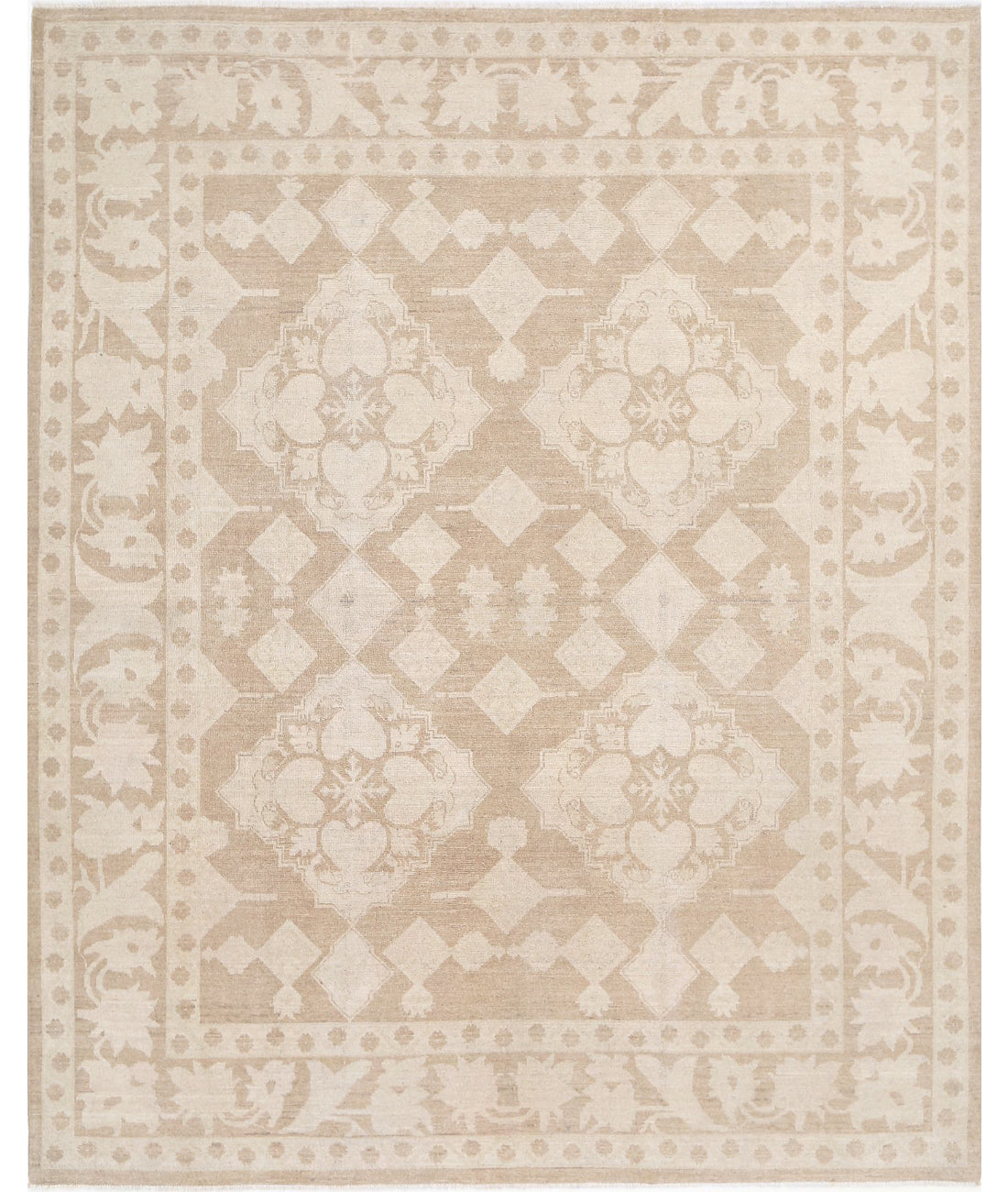 Hand Knotted Serenity Wool Rug - 7'10'' x 9'9''