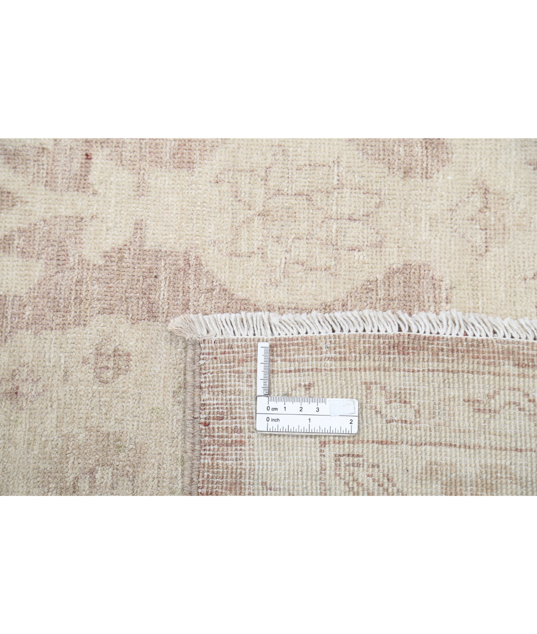 Hand Knotted Serenity Wool Rug - 11'6'' x 14'11'' 11'6'' x 14'11'' (345 X 448) / Taupe / Ivory